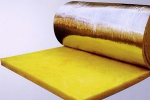 پشم شیشه رول با روکش متالایز